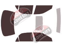 Kit film teinté Honda Accord (6) Berline 4 portes (1998 - 2003) Kit film teinté Honda Accord (6) Berline 4 portes (1998 - 2003)