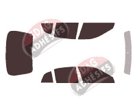 Kit film teinté Honda Accord (6) 5 portes (1998 - 2003)