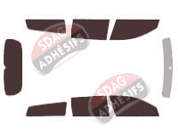 Kit film teinté Honda Accord (7) Break 5 portes (2003 - 2008) Kit film teinté Honda Accord (7) Break 5 portes (2003 - 2008)