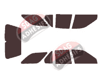 Kit film teinté Honda Accord (4) Break 5 portes (1990 - 1994) Kit film teinté Honda Accord (4) Break 5 portes (1990 - 1994)