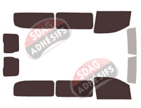 Kit film teinté Opel Vivaro (C) Long 5/6 portes (depuis 2019) Kit film teinté Opel Vivaro (C) Long 5/6 portes (depuis 2019)
