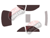 Kit film teinté Honda Civic (5) Coupe 2 portes (1992 - 1996) Kit film teinté Honda Civic (5) Coupe 2 portes (1992 - 1996)