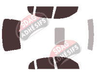 Kit film teinté Honda Civic (7) Berline 4 portes (2001 - 2005) Kit film teinté Honda Civic (7) Berline 4 portes (2001 - 2005)