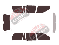 Kit film teinté Honda Pilot (1) 5 portes (2003 - 2008) Kit film teinté Honda Pilot (1) 5 portes (2003 - 2008)