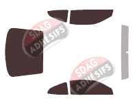 Kit film teinté Hyundai Coupe 3 portes (2002 - 2009)