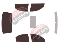 Kit film teinté Hyundai Sonata (4) Berline 4 portes (2002 - 2005)