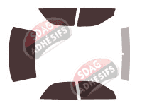 Kit film teinté Hyundai XG Berline 4 portes (1998 - 2006)