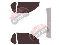 Kit film teinté Isuzu Amigo Pick-up 2 portes (1998 - 2004)