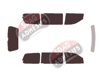 Kit film teinté Isuzu Oasis 5 portes (1999 - 2003)