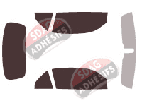 Kit film teinté Jaguar XK Cabriolet 2 portes (1997 - 2006)