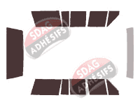 Kit film teinté Jeep Cherokee (2) 5 portes (1984 - 2001) Kit film teinté Jeep Cherokee (2) 5 portes (1984 - 2001)