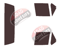 Kit film teinté Jeep Comanche Pick-up 2 portes (1985 - 1993)