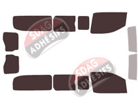 Kit film teinté Opel Vivaro (C) Long 5/6 portes (depuis 2019) Kit film teinté Opel Vivaro (C) Long 5/6 portes (depuis 2019)