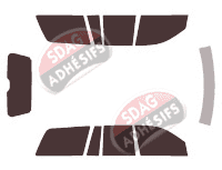 Kit film teinté Jeep Grand Cherokee (2) 5 portes (1999 - 2005) Kit film teinté Jeep Grand Cherokee (2) 5 portes (1999 - 2005)