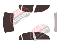 Kit film teinté Lancia Thesis Berline 4 portes (2001 - 2010)