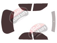 Kit film teinté Lexus ES (2) Berline 4 portes (1991 - 1996)