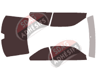 Kit film teinté Bmw Serie 8 (1) Coupe 2 portes (1990 - 1999)
