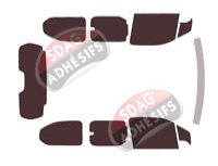 Kit film teinté Peugeot Rifter (1) Long 5-6 portes (depuis 2018)