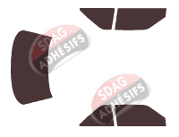 Kit film teinté Mazda MX-6 Coupe 2 portes (1988 - 1992)