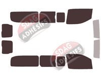Kit film teinté Opel Vivaro (C) Long 5/6 portes (depuis 2019) Kit film teinté Opel Vivaro (C) Long 5/6 portes (depuis 2019)