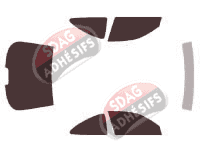 Kit film teinté Mercedes-Benz CLK (1) Coupe 2 portes (1997 - 2002)