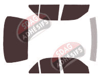 Kit film teinté Mercedes-Benz Classe C (1) Berline 4 portes (1993 - 2000)