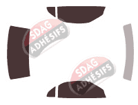 Kit film teinté Mercedes-Benz SLK (1) CC 2 portes (1996 - 2005)