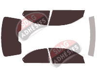 Kit film teinté Bmw Serie 3 (4) Compact 3 portes (2001 - 2006)