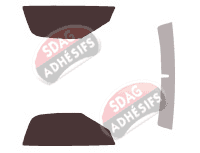 Kit film teinté MG TF Cabriolet 2 portes (1995 - 2005)