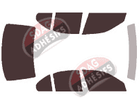 Kit film teinté Bmw Serie 5 / i5 (3) Berline 4 portes (1995 - 2003)