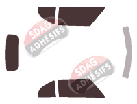 Kit film teinté Mini One et  Cooper (1) Cabriolet 2 portes (2004 - 2009)