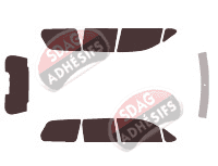 Kit film teinté Mitsubishi Endeavor 5 portes (2004 - 2012)
