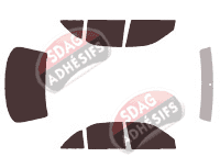 Kit film teinté Mitsubishi Galant (7) Berline 4 portes (1992 - 1998)