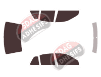Kit film teinté Mitsubishi Galant (8) Berline 4 portes (1996 - 2006)