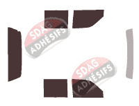 Kit film teinté Mitsubishi L200 (3) Double Cab Pick-up 4 portes (1996 - 2006)