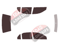 Kit film teinté Mitsubishi Lancer (7) Berline 4 portes (2000 - 2007)