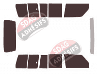 Kit film teinté Mitsubishi Pajero (2) Long 5 portes (1991 - 2000) Kit film teinté Mitsubishi Pajero (2) Long 5 portes (1991 - 2000)