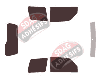 Kit film teinté Mitsubishi Pajero (3) Pinin 3 portes (2000 - 2007) Kit film teinté Mitsubishi Pajero (3) Pinin 3 portes (2000 - 2007)