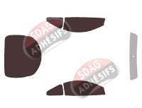 Kit film teinté Mitsubishi Eclipse (2) Coupe 3 portes (1995 - 1999) Kit film teinté Mitsubishi Eclipse (2) Coupe 3 portes (1995 - 1999)