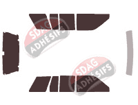 Kit film teinté Nissan Pathfinder (1) 5 portes (1987 - 1995)