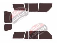Kit film teinté Nissan Patrol GR (5) 2 Portes Arriéres 5 portes (1998 - 2013)
