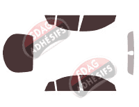Kit film teinté Nissan Primera (3) 5 portes (2002 - 2008)