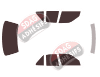 Kit film teinté Nissan Sentra (3) Berline 4 portes (1991 - 1994)