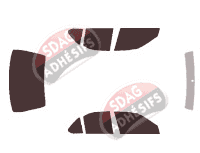 Kit film teinté Nissan Sentra (5) Berline 4 portes (1999 - 2006) Kit film teinté Nissan Sentra (5) Berline 4 portes (1999 - 2006)