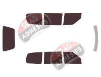 Kit film teinté Nissan Serena 4 portes (1991 - 2002)