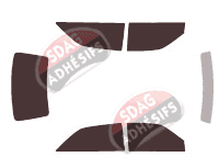 Kit film teinté Opel Astra (F) 3 portes (1991 - 1998) Kit film teinté Opel Astra (F) 3 portes (1991 - 1998)