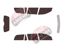 Kit film teinté Opel Astra (G) Break 5 portes (1998 - 2004) Kit film teinté Opel Astra (G) Break 5 portes (1998 - 2004)