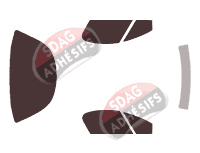 Kit film teinté Opel Tigra Coupe 3 portes (1994 - 2001)