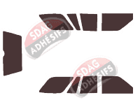 Kit film teinté Opel Frontera (A) 5 portes (1991 - 1998) Kit film teinté Opel Frontera (A) 5 portes (1991 - 1998)