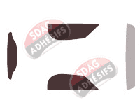 Kit film teinté Pontiac Solstice Cabriolet 2 portes (2005 - 2009)